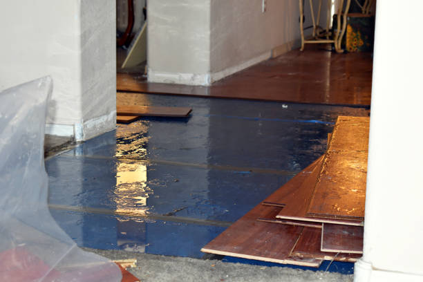 Professional Water Extraction technician working in Durand, WI